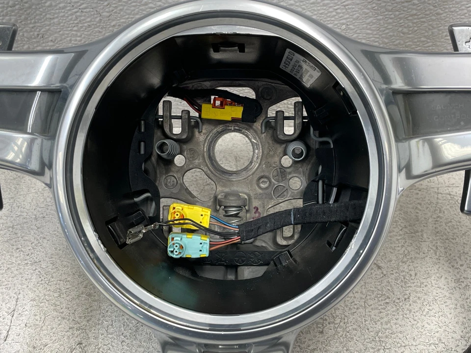 Volante Porsche 911 997 2009 2010 2011 con palancas de cambio 1619 OEM Foto 4 de 4