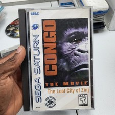 Congo: The Movie - The Lost City of Zinj - Sega Saturn- CIB 