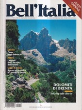 Bell'Italia 218 - giugno 2004 mensile - Dolomiti Di Brenta Trekking