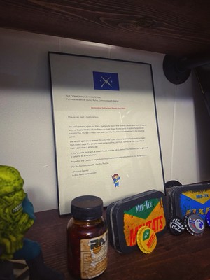 Fallout 4 Minutemen Letter (Framed)