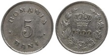 Romania-Romania 5 Bani 1900-V