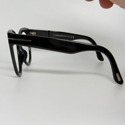 Tom Ford Wallace TF870 01B Black Cat Eye Sunglasses Made in Italy