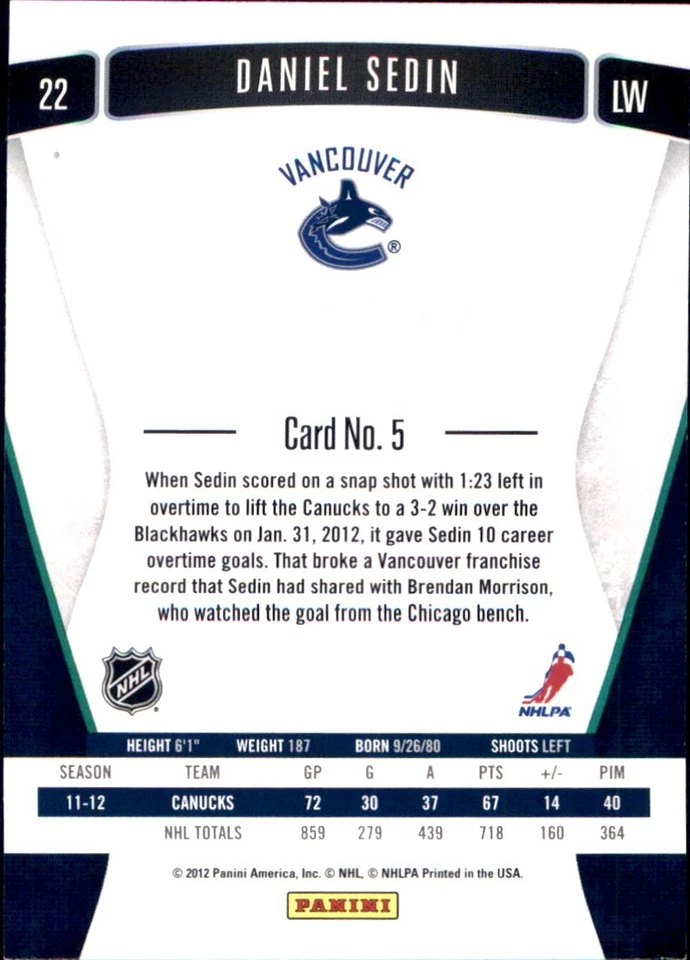 2011-12 Panini Rookie Anthology Base Stars 🥅 YOU PICK 🥅Complete Your NHL Set - Image 2 of 4
