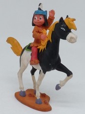 FIGURINE PVC PLASTIQUE YAKARI ET SON CHEVAL BULLY