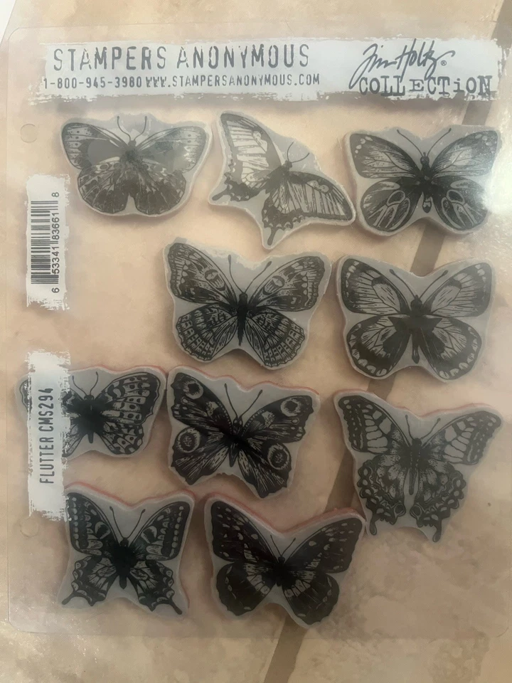 Flutter Tim Holtz Butterfly Stamps & Dies - Image 3 of 4