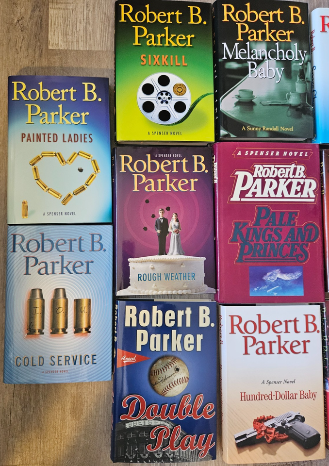 14 Robert B. Parker Novels. Suspense, Thriller, Spenser Series Book Lot ...