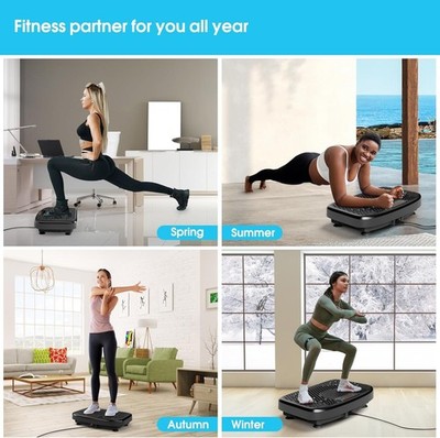 Vibration Plate Exercise Machine for Lymphatic Drainage, Power Vibrate Stand Sha