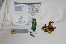 GI JOE COBRA 1986 EMPEROR SERPENTOR & AIR CHARIOT Complete W Instructions & Card