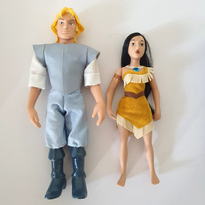 Pocahontas & John Smith x2 Deagostini Disney Prinzessin Porzellan Puppen Figuren