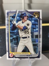 Cooper Pratt 2024 Bowman 1st Bowman Milwaukee Brewers