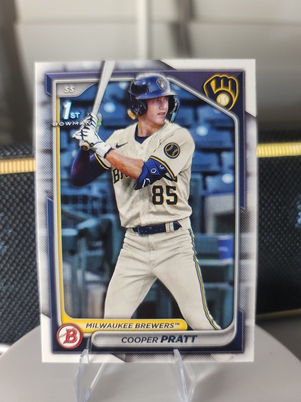 Cooper Pratt 2024 Bowman 1st Bowman Milwaukee Brewers