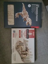 ROKR Heavy Truck 3D Model 1:40 Scale Tractor Trailer Puzzle