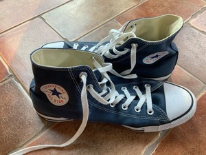 Tamanho 10 Masculino Azul Marinho Converse Chuck Taylor All Star Cano Alto sapatos unissex | eBay