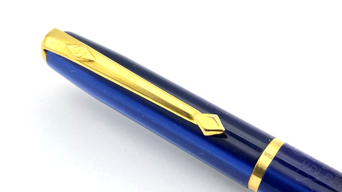 VINTAGE MINI CONWAY STEWART 54 MECHANICAL PENCIL IN BLUE LUMINA MADE IN ENGLAND - Picture 3 of 9