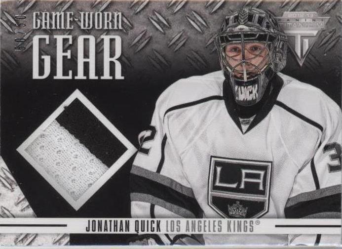 2012-13 Panini Rookie Anthology - Titanium Game Worn Gear Jonathan ...
