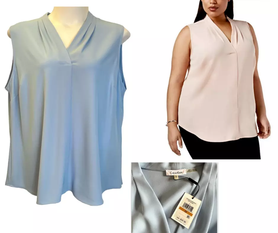 Calvin klein sale shell top