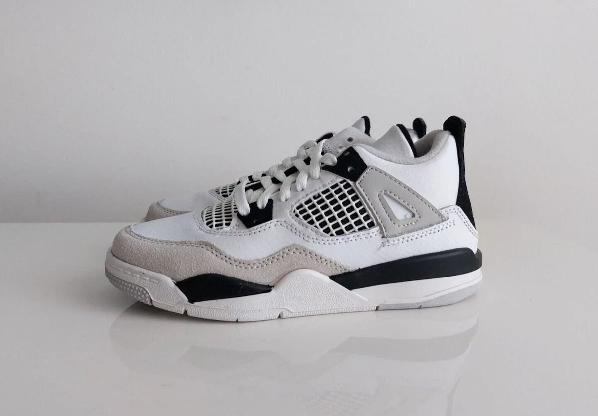 Kids Nike Air Jordan 4 (Military Black) – ShoeGrab