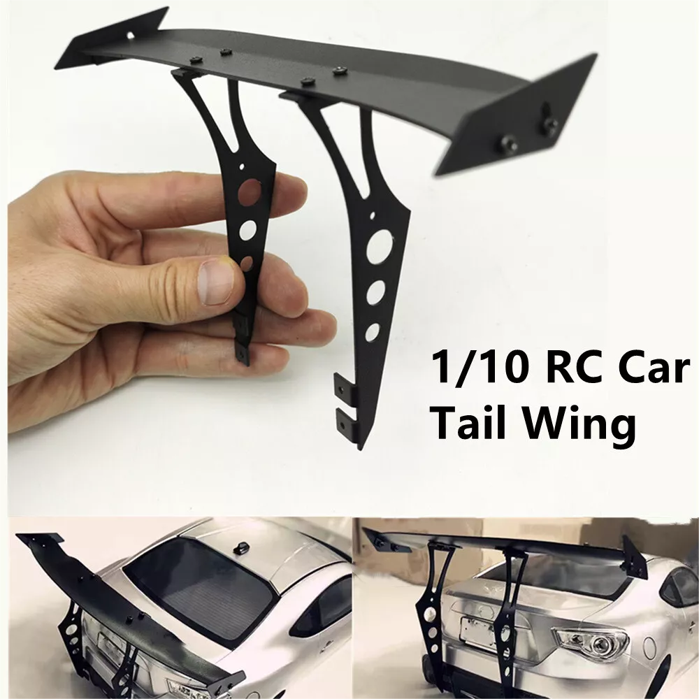 Aluminum Spoiler wing Rear Spoiler for 1:10 Scale RC On Road Drift Racing Car