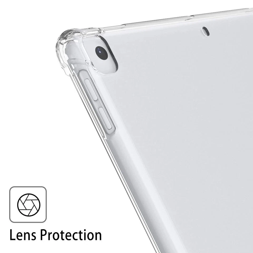 Clear TPU Bumper Case For iPad Mini 2 3 4 5 6 Air 9.7 10.2 10.9 Pro 11 12.9 13 - Image 4 of 4