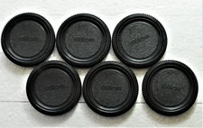 6 X Nikon BF-1a Style Body Caps F-mount for DSLR/FILM Cameras. Fast U.S.Shipping