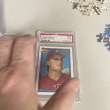 1991 Topps Desert Shield #486 TOMMY GREENE PSA  9 PHILLIES