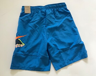 Nike Men's Graphic Training Shorts DM6678 435 Blue Size S | eBay