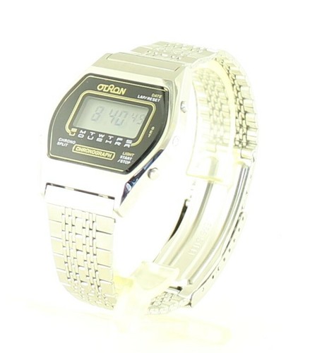 RARE VINTAGE OTRON Quartz Digital Chrono WATCH 1970's - NEW OLD STOCK NOS Korean - Picture 3 of 8