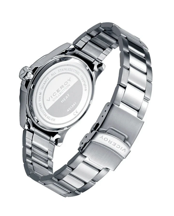 VICEROY 401241-05 DE HOMBRE EN ACERO INOXIDABLE CON CALENDARIO SUMERGIBLE 100 M. - Imagen 3 de 3