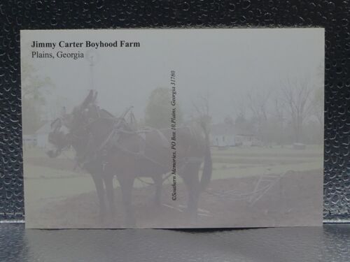 President Jimmy Carter's Boyhood Home Plains, Georgia Non-Topographical Postcard - Picture 2 of 2