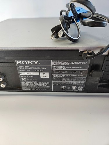 Sony SLV-D100 DVD & VCR Kombiplayer (ohne Fernbedienung) - Bild 5 von 8