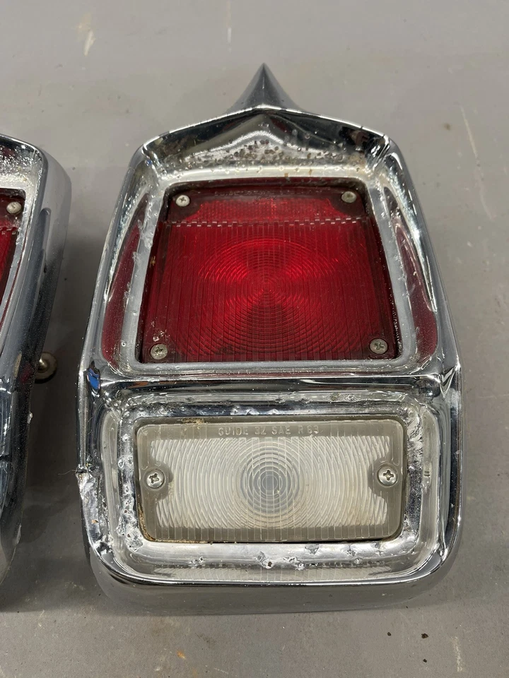 1963 Oldsmobile Cutlass F-85 Jetstar F85 Taillights Tail Lamps Light Jetfire OEM - Image 3 of 4