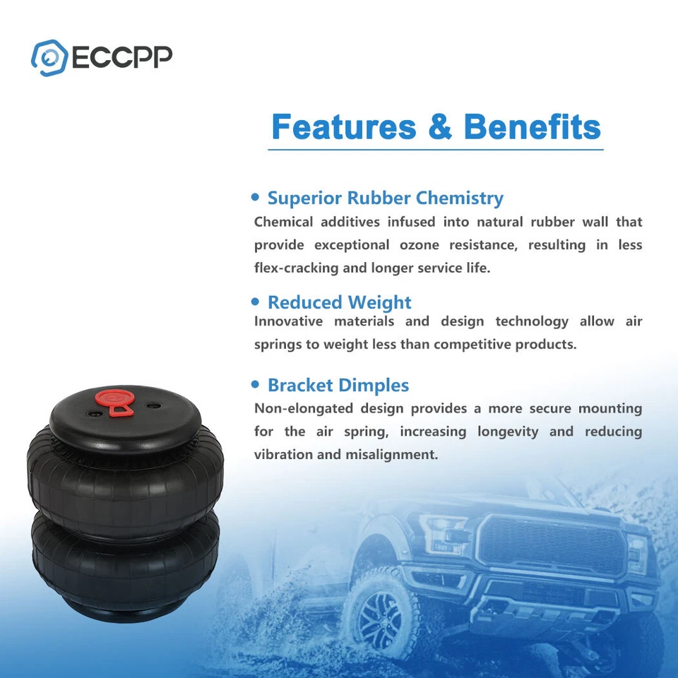 Kit de remolque de suspensión neumática sobre carga bolsa trasera para camioneta Silverado Sierra 1500 07-18 Foto 2 de 4