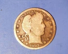 1907-O BARBER25C QUARTER  GOOD **621-4