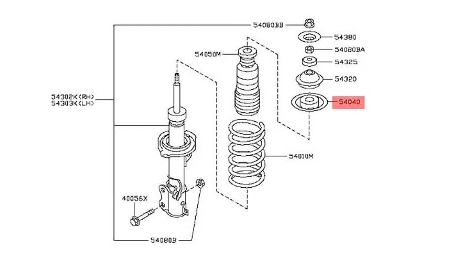 Genuine Front Coil Spring Seat Fits Nissan Micra K13, Almera Versa Sunny N17 - image 2 of 4