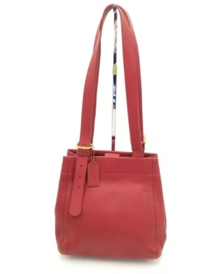 Coach E72 4157 Soho Red Vintage Buckle Detail Shoulder Bag | eBay