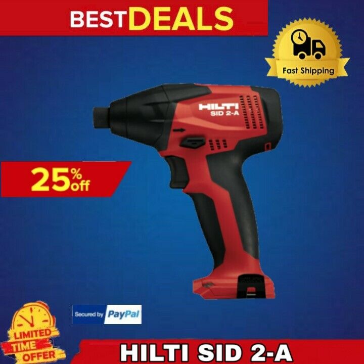 HILTI 12V SET, 5 TOOLS: SID 2-A, SFD 2-A, SF 2-A, SL 2-A, SR HILTI 12V SET, 5 TOOLS: SID 2-A, SFD 2-A, SF 2-A, SL 2-A, SR