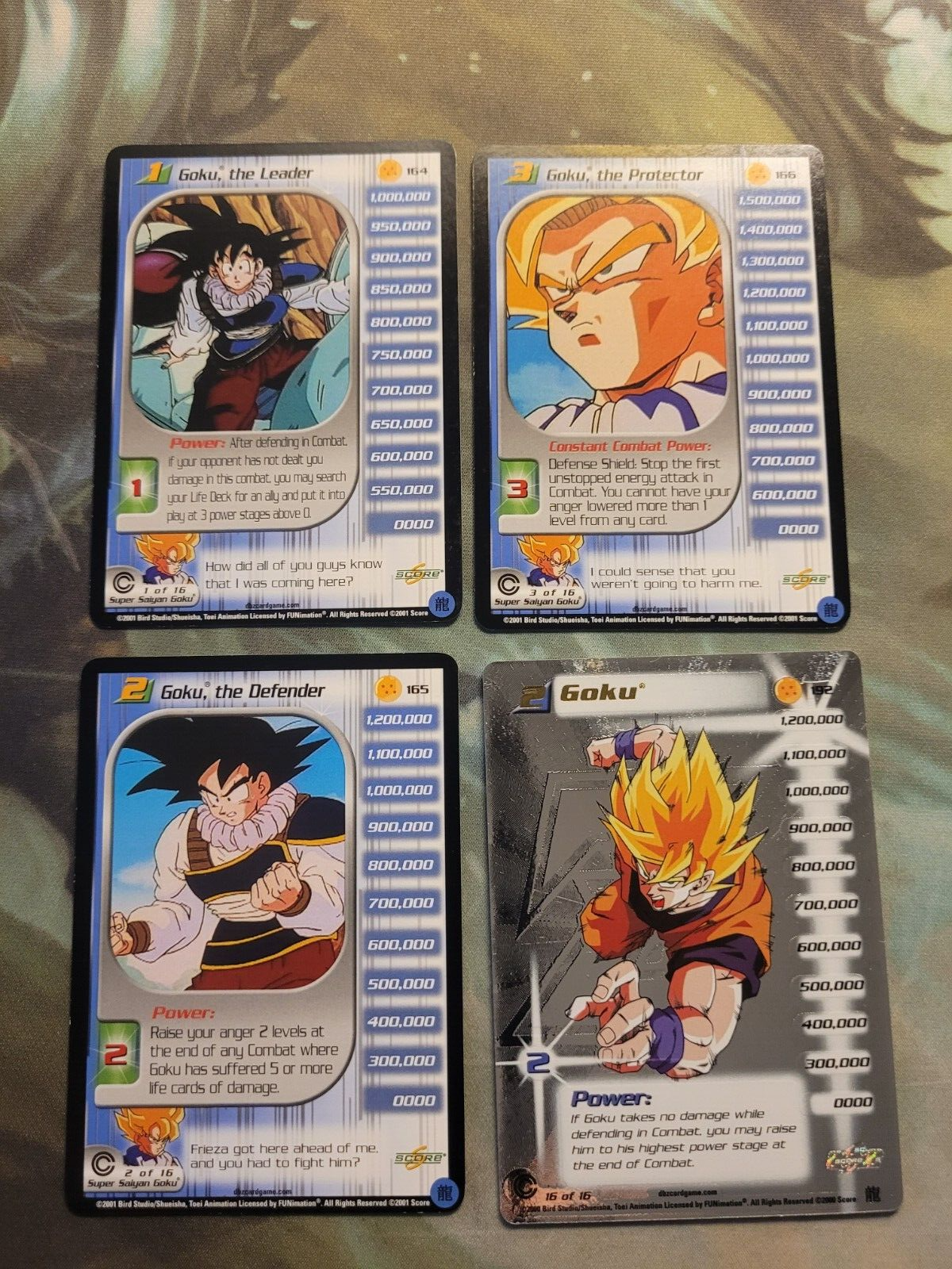 Goku 1-3 + HT Trunks Saga DBZ CCG DragonBall Limited | eBay