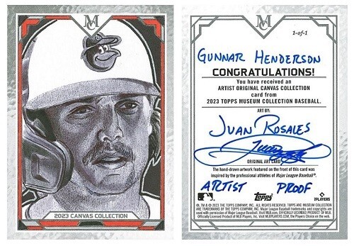 Gunner Henderson　　TOPPS MUSEUM 2023 Topps Museum Collection GUNNAR HENDERSON RC Dual Patch