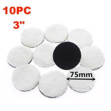 Qty10 3 Wool Buffing Polishing Pads Bonnets Sanding On Car Buffer Pads Qty10 3 Wool Buffing Polishing Pads Bonnets Sanding On Car Buffer Pads