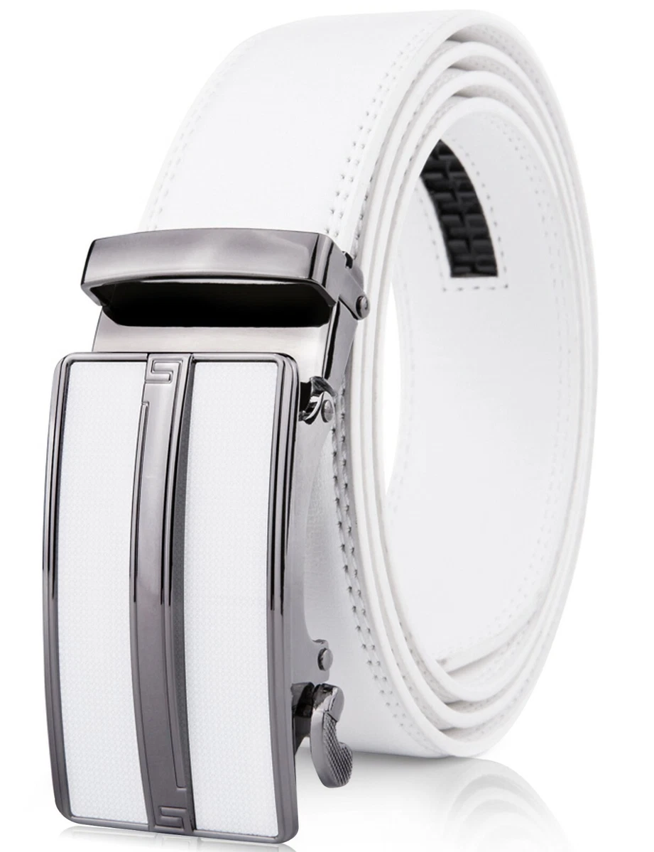 White Leather Belts for Men for sale | eBay