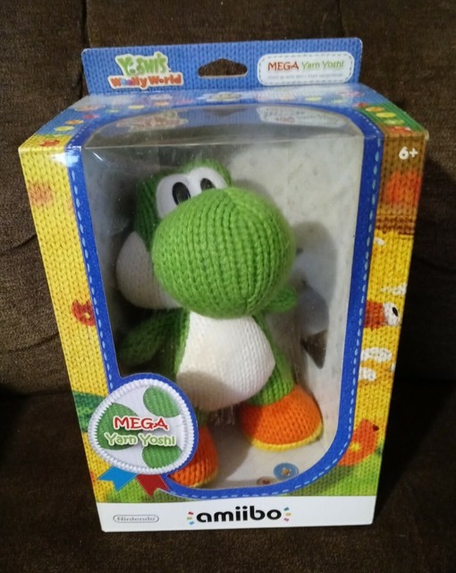 Nintendo Mega Yarn Yoshi Amiibo Yoshi's Woolly World Toys R Us Exclusive New | eBay