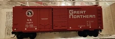 Micro Trains N Scale 40' Standard Box Car Plug Single Door Great Northern #11877
