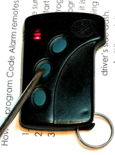 keyless ENTRY remote key fob FCC GOH-MM6-101890 CODE ALARM control CAR starter