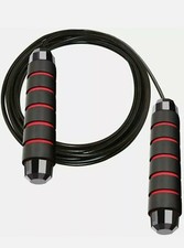 Skipping Rope Tangle-Free with Ball Bearings. Adjustable Rapid Speed Jump Rope