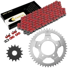 Red Drive Chain And Sprocket Kit for Suzuki SV650 Abs 1999-2013