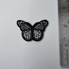 MONARCH BUTTERFLY GREYS P95 PATCH BADGE EMBROIDERY CREST