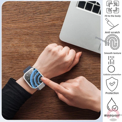 Hard PC Bumper Case +Tempered Glass Cover for Apple Watch Series 10 42mm 46mm - Picture 8 of 32