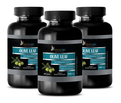 Olive Leaf Extract Capsules - OLIVE LEAF EXTRACT - Encourage Bone Formation 3Bot