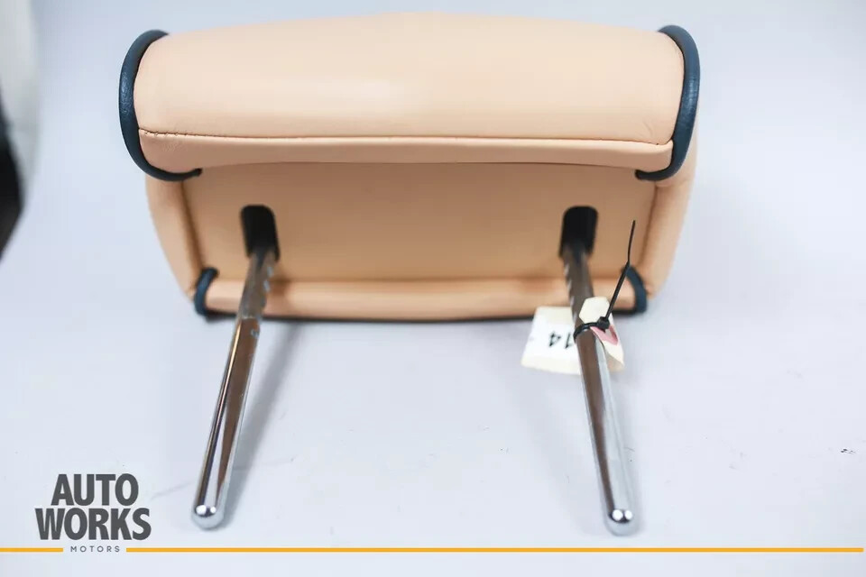 03-08 Maserati Quattroporte S M139 Rear Right or Left Seat Headrest Beige OEM