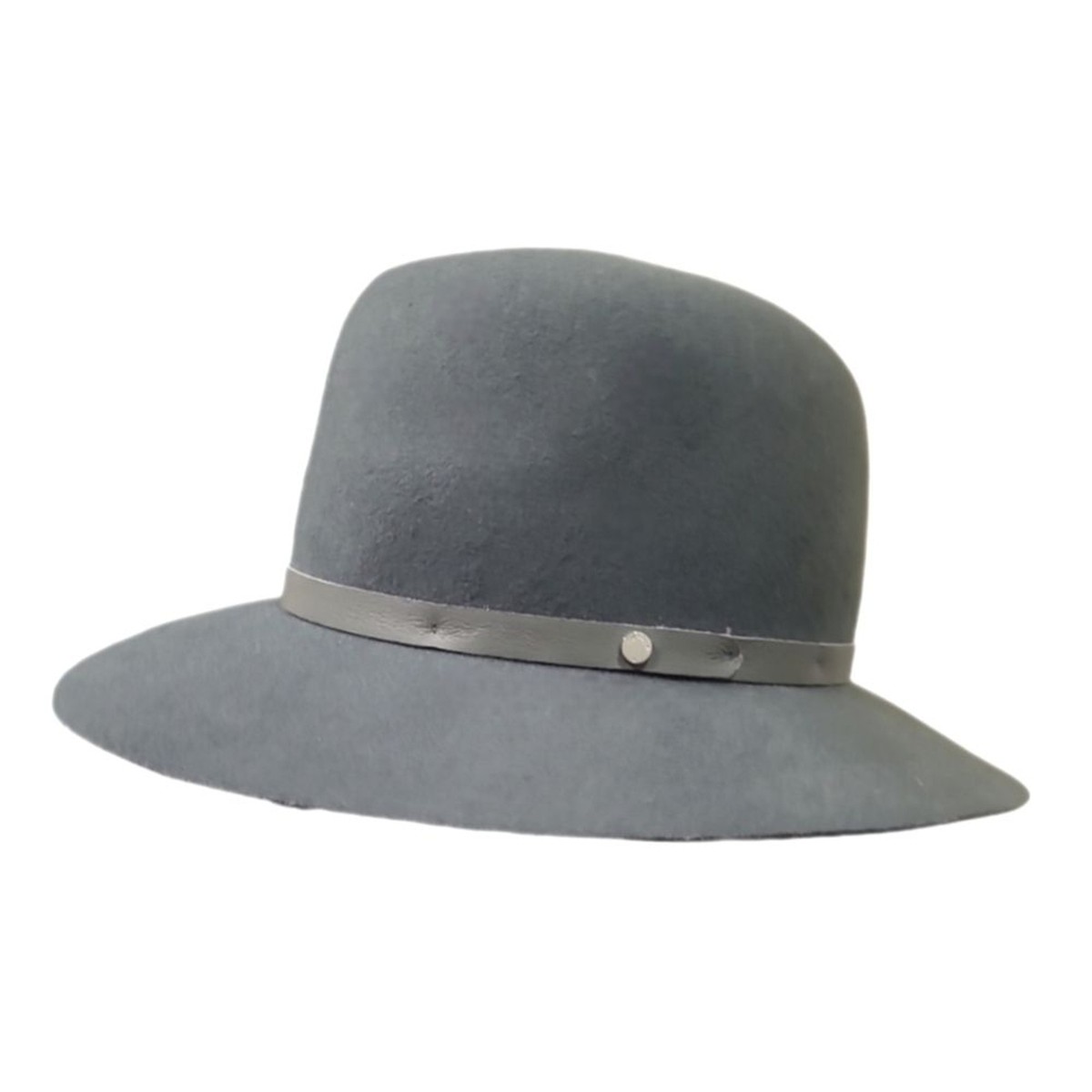 rag & bone Gray Zoe Fedora with Suede Band Rivera Suede Band Fedora in Camel | L main image 3